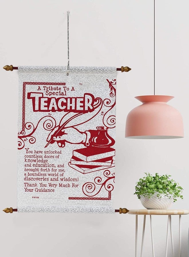 Natali Traders Teacher's Day Gift for Teacher - World Best Teacher Scroll Card - Birthday Gift for Teacher - Farewell Gift for Teachers - Teacher's Day Special - Image 5